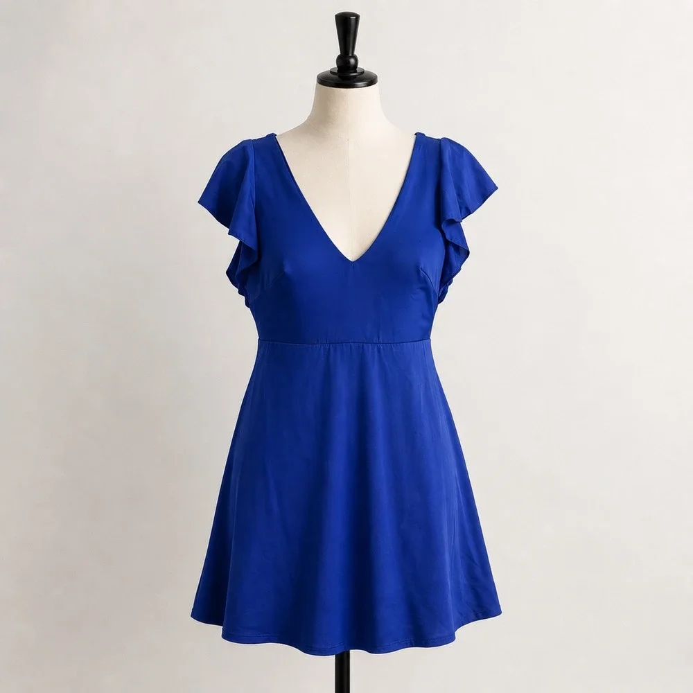 fashionable dresses for women Women's Fashion Elegant Dress – Apostolic Trends flattering fit dress the winter dress has Color:MEDIUM DENIM Black Dresses & Jumpsuits